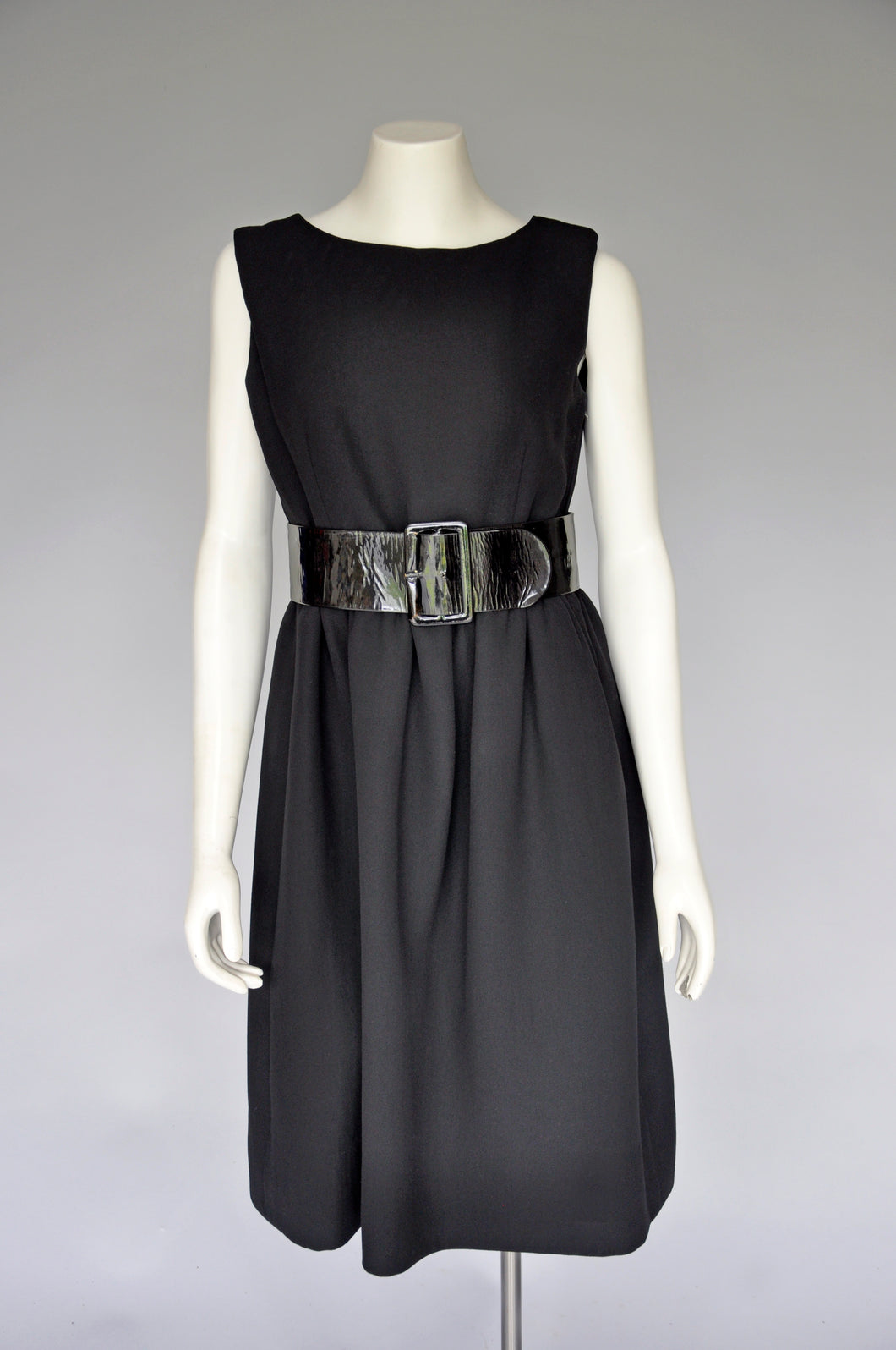 vintage 1960s Norman Norell little black dress M/L