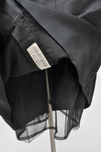 Load image into Gallery viewer, 1950s Harvey Berin black silk dress S/M
