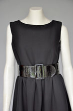 Load image into Gallery viewer, vintage 1960s Norman Norell little black dress M/L
