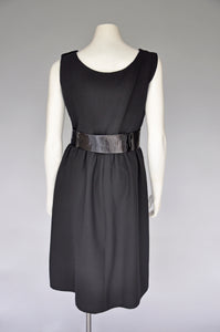 vintage 1960s Norman Norell little black dress M/L